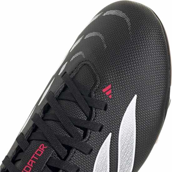 Adidas Kids' Predator Club Firm Ground Football Boots Black/Red 