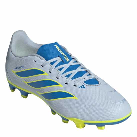 Adidas Kids' Predator Club Firm Ground Football Boots Blue/Yellow 