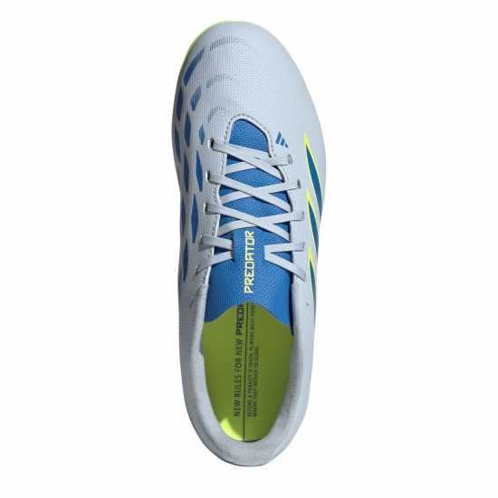 Adidas Kids' Predator Club Firm Ground Football Boots Blue/Yellow 