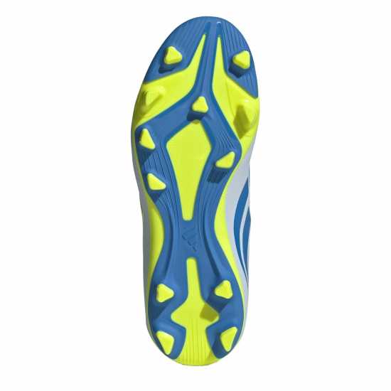 Adidas Kids' Predator Club Firm Ground Football Boots Blue/Yellow 