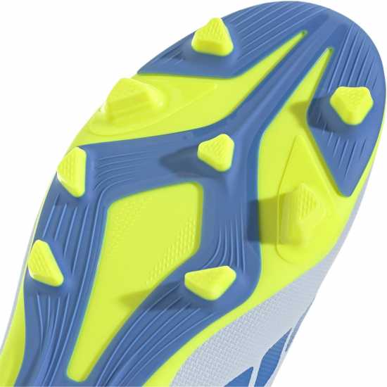Adidas Kids' Predator Club Firm Ground Football Boots Blue/Yellow 
