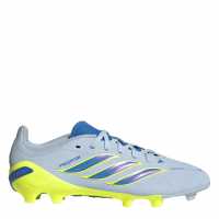 Adidas Juniors  Predator Elite Firm Ground Football Boots Blue/Yellow 