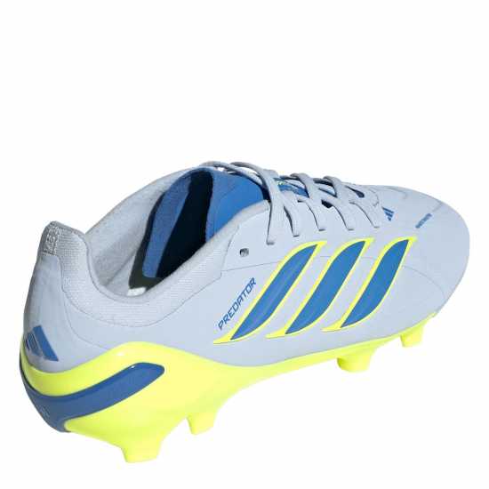 Adidas Juniors Predator Elite Firm Ground Football Boots Blue/Yellow Adidas Juniors Predator Elite Firm Ground Football Boots Blue/Yellow
