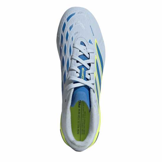 Adidas Juniors Predator Elite Firm Ground Football Boots Blue/Yellow Adidas Juniors Predator Elite Firm Ground Football Boots Blue/Yellow