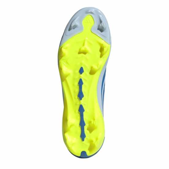 Adidas Juniors Predator Elite Firm Ground Football Boots Blue/Yellow Adidas Juniors Predator Elite Firm Ground Football Boots Blue/Yellow
