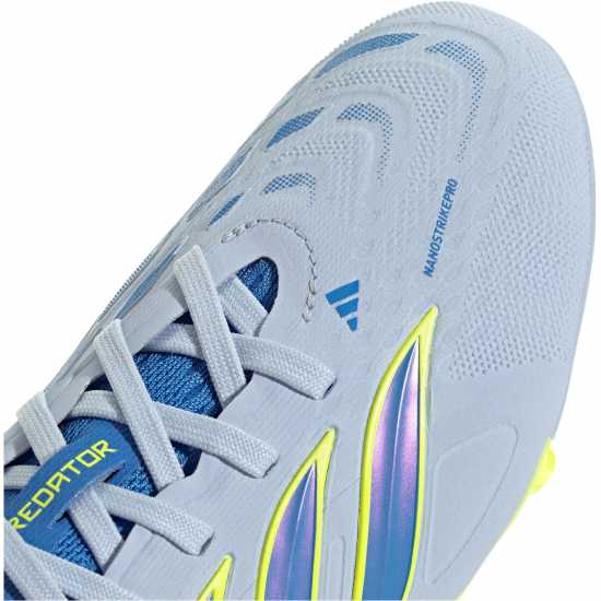 Adidas Juniors Predator Elite Firm Ground Football Boots Blue/Yellow Adidas Juniors Predator Elite Firm Ground Football Boots Blue/Yellow