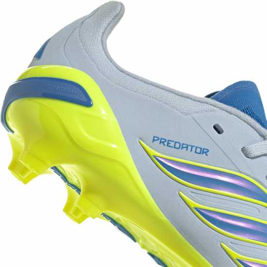 Adidas Juniors Predator Elite Firm Ground Football Boots Blue/Yellow Adidas Juniors Predator Elite Firm Ground Football Boots Blue/Yellow