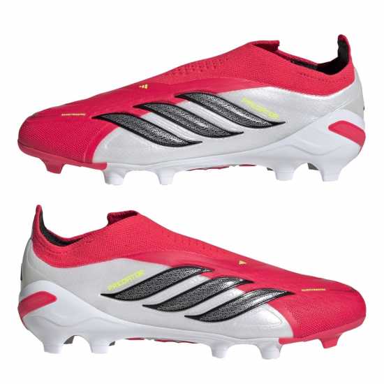 Adidas Juniors  Predator Elite Laceless Firm Ground Football Boots  