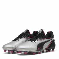 Puma Детски Футболни Бутонки King Ultimate Firm Ground Football Boots Juniors Puma Silver 