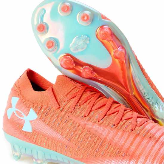 Under Armour Kids' Firm Ground Football Boots Orange 