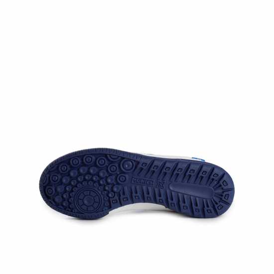 Munich Profit Trainers Junior Бяло/Морско синьо Детски футболни бутонки