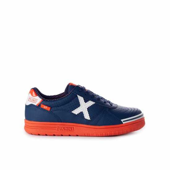 Munich Profit Trainers Junior Navy/Orange Детски футболни бутонки