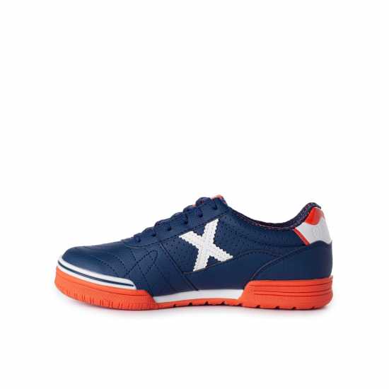 Munich Profit Trainers Junior Navy/Orange Детски футболни бутонки