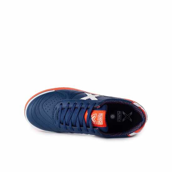 Munich Profit Trainers Junior Navy/Orange Детски футболни бутонки