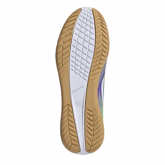 Adidas F50 Club Juniors Indoor Football Boots Purple/White Детски футболни бутонки