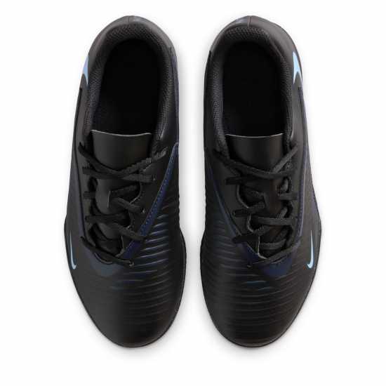 Nike Phantom 6 Club Juniors Indoor Football Boots Black/Black Детски футболни бутонки