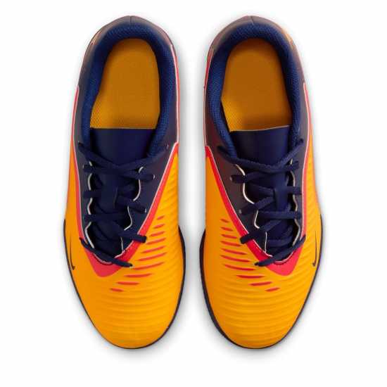 Nike Phantom 6 Club Juniors Indoor Football Boots Orange/Volt Детски футболни бутонки