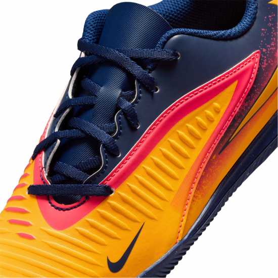 Nike Phantom 6 Club Juniors Indoor Football Boots Orange/Volt Детски футболни бутонки