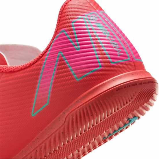 Nike Mercurial Vapor 16 Club Juniors Indoor Football Boots Червено/Зелено Детски футболни бутонки