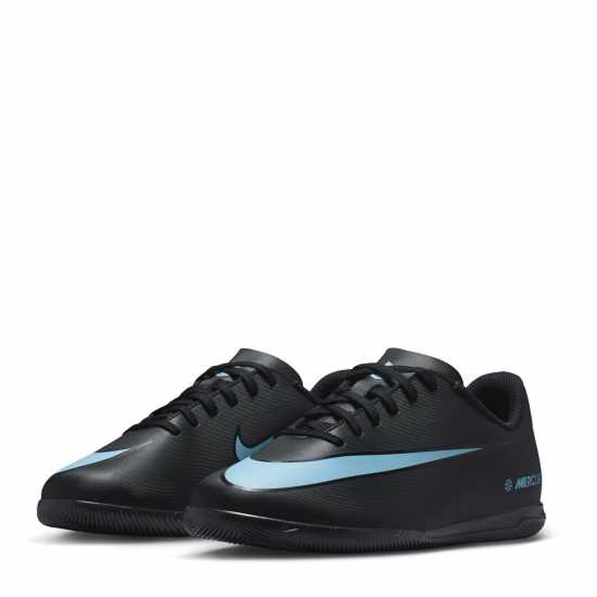 Детски футболни бутонки Nike Mercurial Vapor 16 Club Juniors Indoor Football Boots Black/Blue Nike Mercurial Vapor 16 Club Juniors Indoor Football Boots Black/Blue Детски футболни бутонки