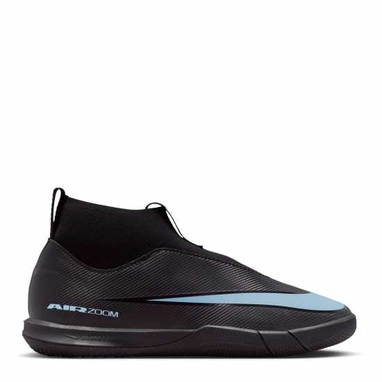 Nike Mercuial Superfly 10 Academy Juniors Indoor Football Boots Black/Blue Детски футболни бутонки