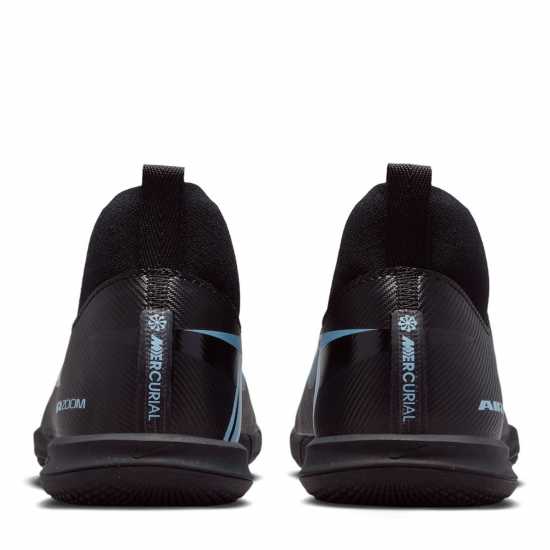 Nike Mercuial Superfly 10 Academy Juniors Indoor Football Boots Black/Blue Детски футболни бутонки