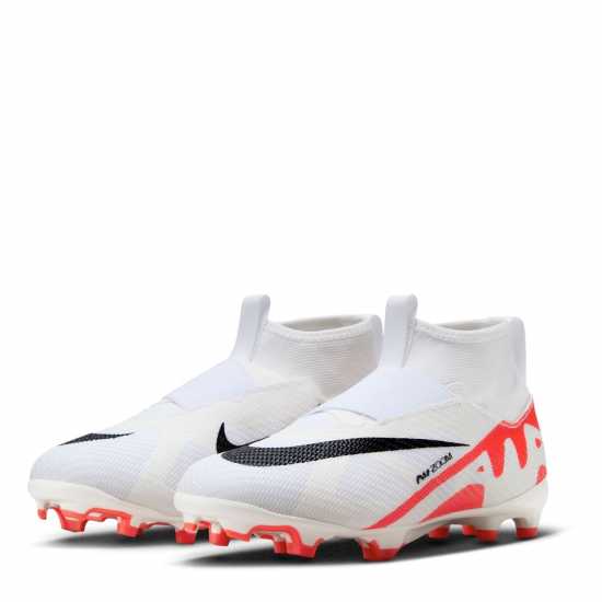 Nike Mercurial Superfly Pro Df Junior Firm Ground Football Boots Crimson/White Детски футболни бутонки