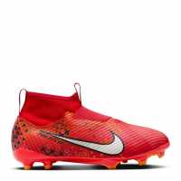 Nike Mercurial Superfly Pro Df Junior Firm Ground Football Boots Crimson/Ivory Детски футболни бутонки