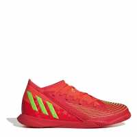 Adidas Predator Edge.3 Indoor Football Shoes Kids Red/Green/Blk Детски футболни бутонки