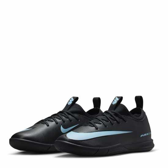Nike Mercurial Vapor 16 Academy Juniors Indoor Football Boots Black/Blue Детски футболни бутонки