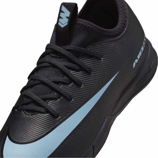 Nike Mercurial Vapor 16 Academy Juniors Indoor Football Boots Black/Blue Детски футболни бутонки