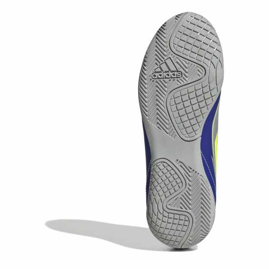 Adidas F50 Club Junior Indoor Football Boots Silver/Blue 