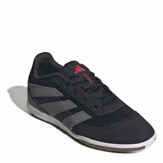 Adidas Predator Club Junior Indoor Court Football Boots Черно/Сиво 