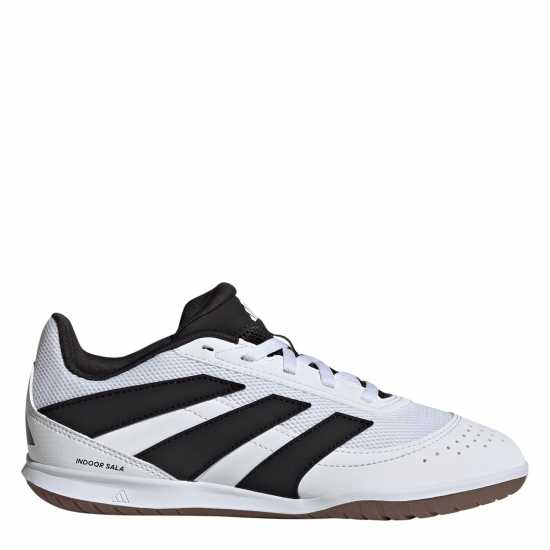 Детски футболни бутонки Adidas Predator Club Junior Indoor Court Football Boots White/Blk/Lemon Adidas Predator Club Junior Indoor Court Football Boots White/Blk/Lemon Детски футболни бутонки