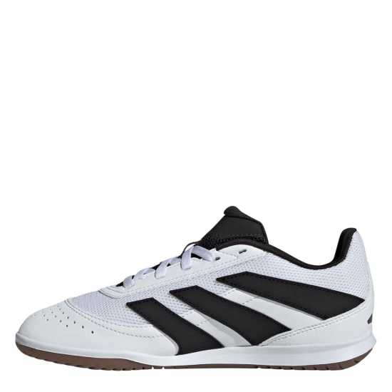 Детски футболни бутонки Adidas Predator Club Junior Indoor Court Football Boots White/Blk/Lemon Adidas Predator Club Junior Indoor Court Football Boots White/Blk/Lemon Детски футболни бутонки