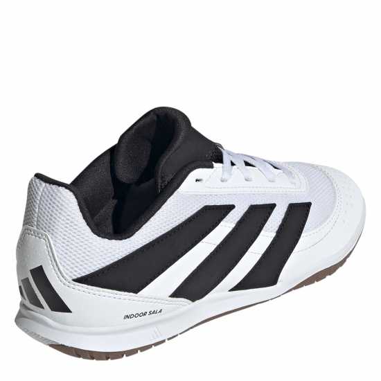 Детски футболни бутонки Adidas Predator Club Junior Indoor Court Football Boots White/Blk/Lemon Adidas Predator Club Junior Indoor Court Football Boots White/Blk/Lemon Детски футболни бутонки