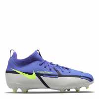 Nike Phantom Gt Academy Df Junior Fg Football Boots Blue/Yellow Футболни стоножки