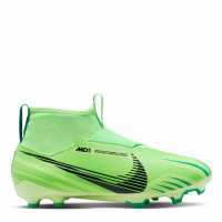 Nike Mercurial Superfly 9 Academy Junior Firm Ground Football Boots Green/Black Детски футболни бутонки