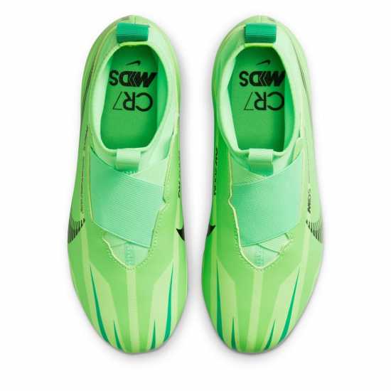 Nike Детски Футболни Бутонки Mercurial Superfly 9 Academy Firm Ground Football Boots Juniors Green/Black Детски футболни бутонки
