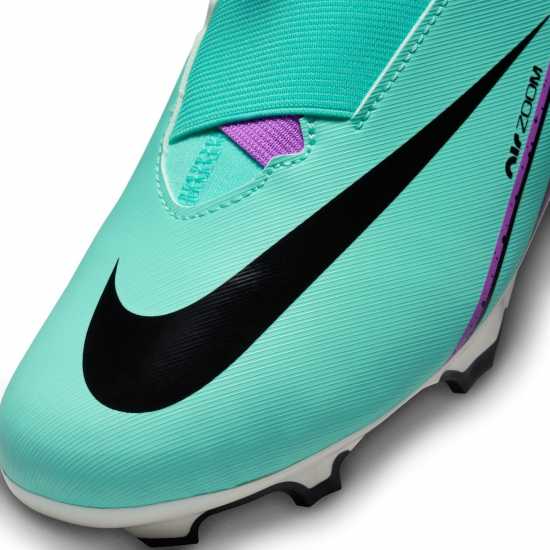 Nike Детски Футболни Бутонки Mercurial Superfly 9 Academy Firm Ground Football Boots Juniors Blue/Pink/White Детски футболни бутонки