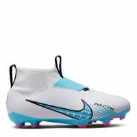 Nike Mercurial Superfly Academy Df Junior Fg Football Boots White/Blue/Pink Детски футболни бутонки
