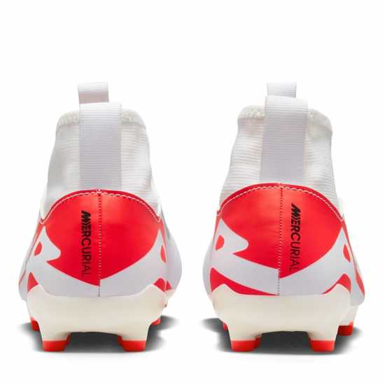 Nike Детски Футболни Бутонки Mercurial Superfly 9 Academy Firm Ground Football Boots Juniors Crimson/White Детски футболни бутонки