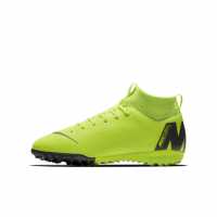 Nike Детски Маратонки Изкуствен Терен Mercurial Superfly Academy Df Junior Astro Turf Trainers Yellow/Orange Футболни стоножки