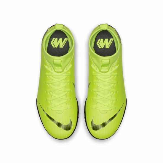 Nike Mercurial Superfly 9 Academy Juniors Turf Football Boots Yellow/Orange Футболни стоножки