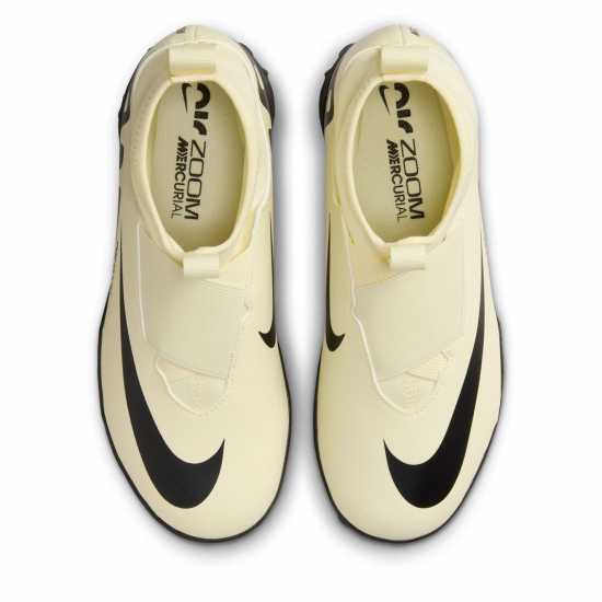 Nike Mercurial Superfly 9 Academy Juniors Turf Football Boots Lemonade/Black Футболни стоножки
