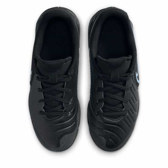 Nike Tiempo Legend 10 Academy Juniors Indoor Football Boots Black/Black Детски футболни бутонки