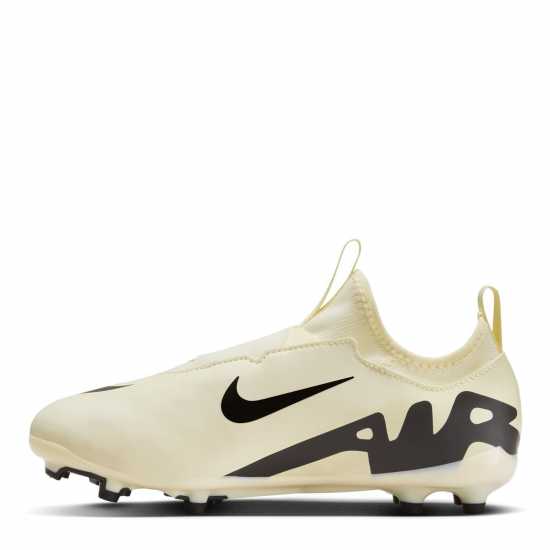 Nike Mercurial Vapour 15 Academy Junior Firm Ground Football Boots Лимонада/Черно 