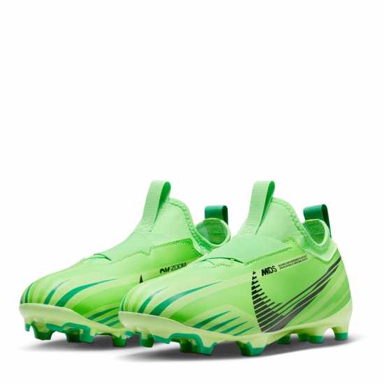 Nike Детски Футболни Бутонки Mercurial Vapour 15 Academy Firm Ground Football Boots Juniors Green/Black Детски футболни бутонки