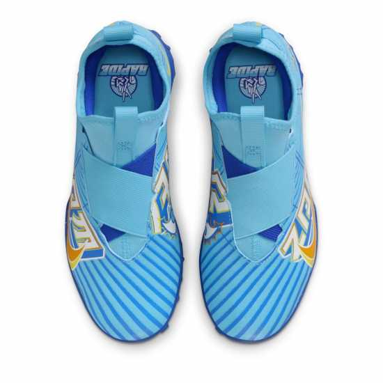 Nike Детски Маратонки Изкуствен Терен Mercurial Vapor Academy Junior Astro Turf Trainers Blue/White Футболни стоножки