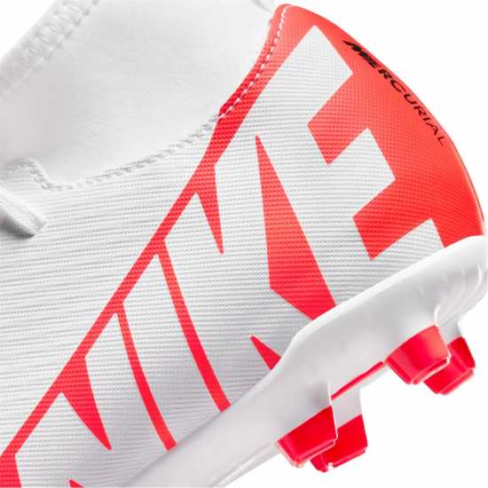 Nike Детски Футболни Бутонки Mercurial Superfly 9 Club Firm Ground Football Boots Juniors Crimson/White Футболни стоножки